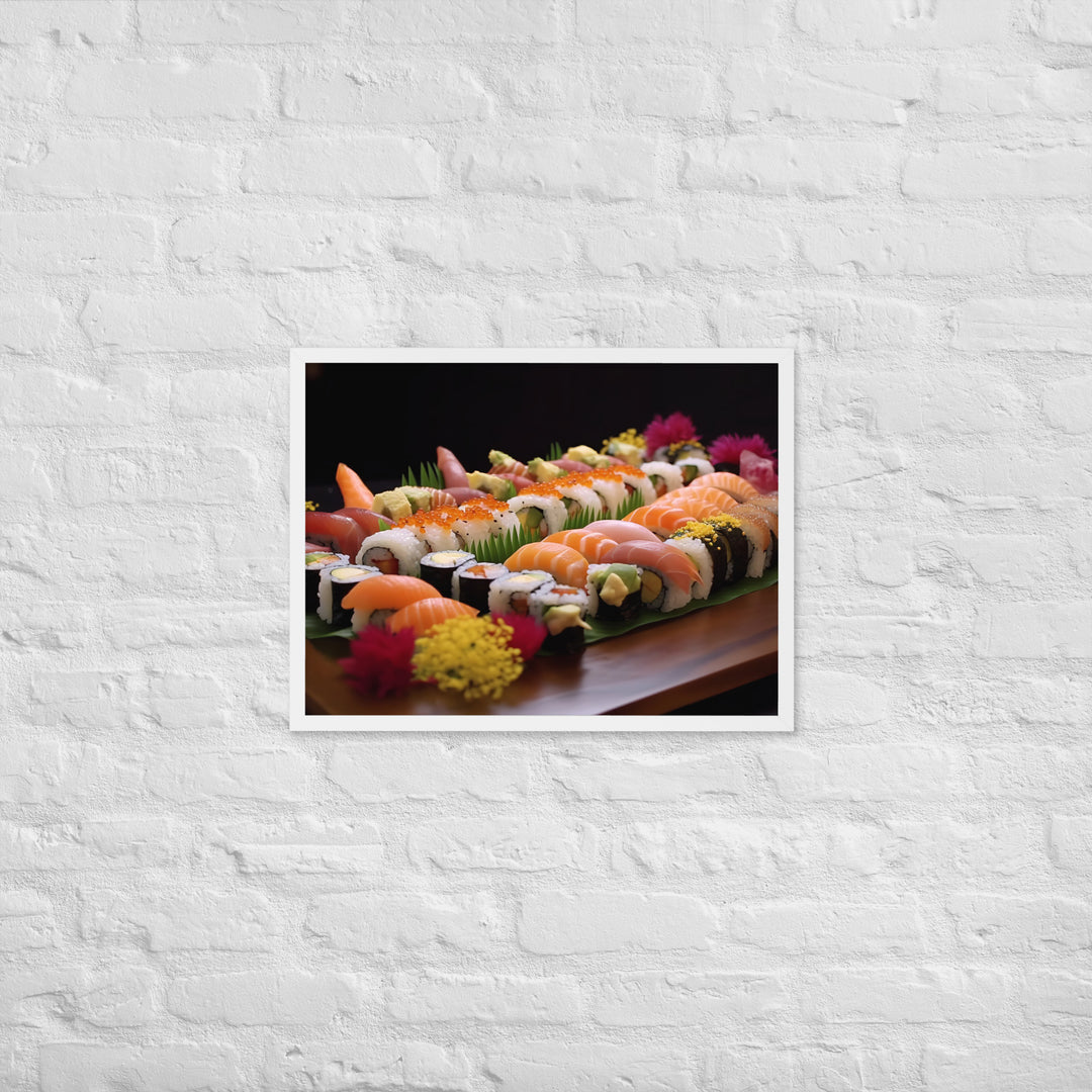 Sushi Framed poster 🤤 from Yumify.AI