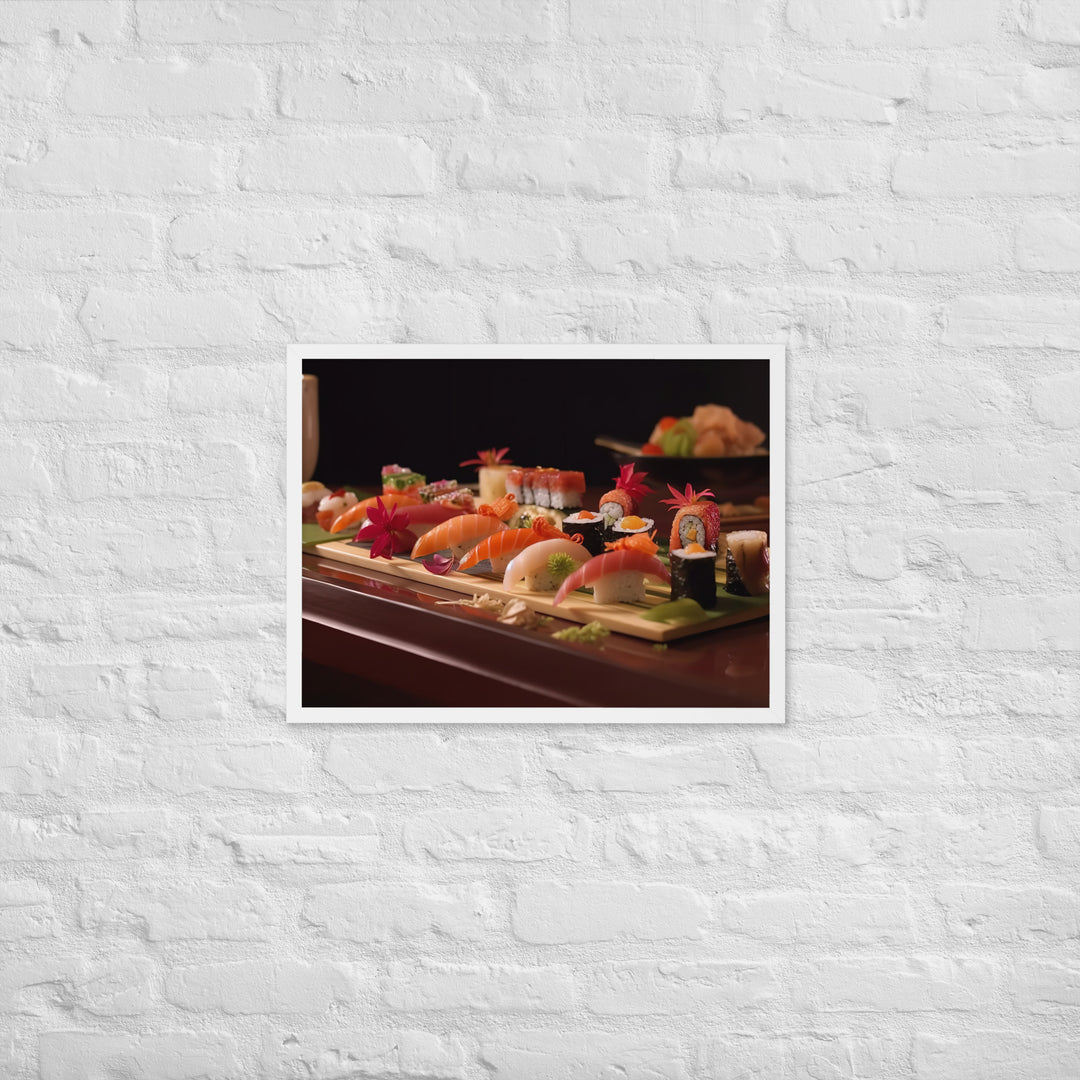 Sushi Framed poster 🤤 from Yumify.AI