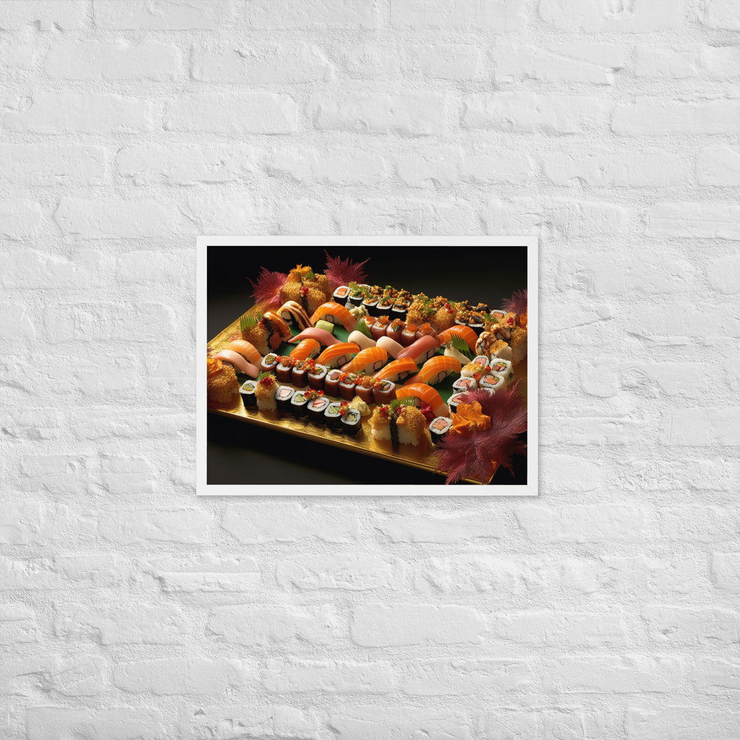 Sushi Framed poster 🤤 from Yumify.AI