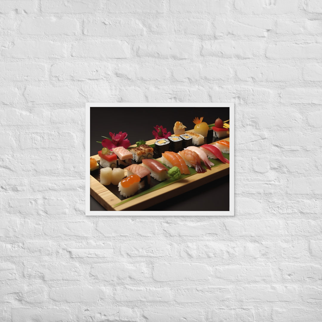 Sushi Framed poster 🤤 from Yumify.AI