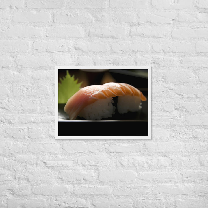 Nigiri Sushi Framed poster 🤤 from Yumify.AI