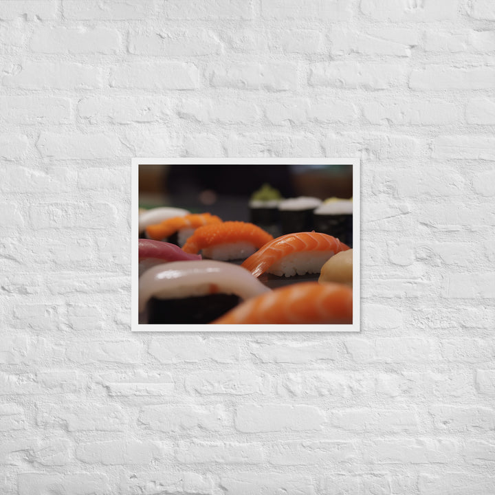 Sushi Framed poster 🤤 from Yumify.AI