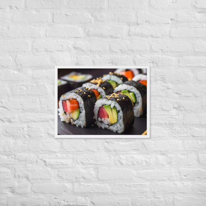 Sushi Framed poster 🤤 from Yumify.AI