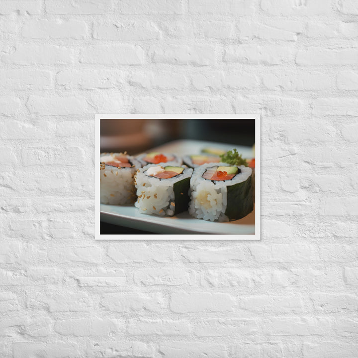 Sushi Framed poster 🤤 from Yumify.AI