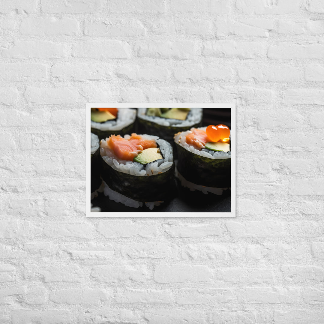 Sushi Framed poster 🤤 from Yumify.AI