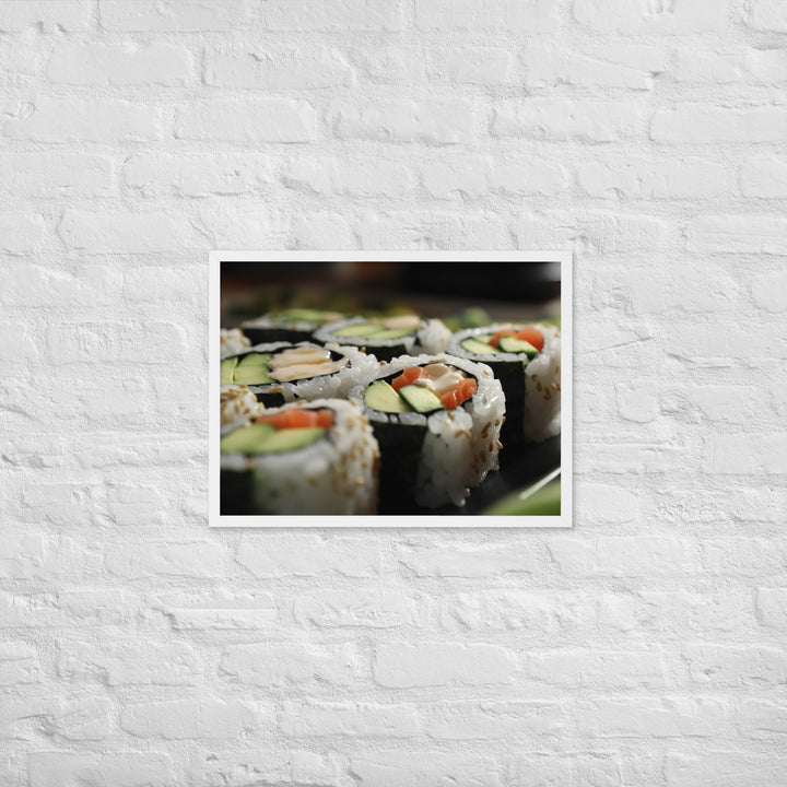 Sushi Framed poster 🤤 from Yumify.AI