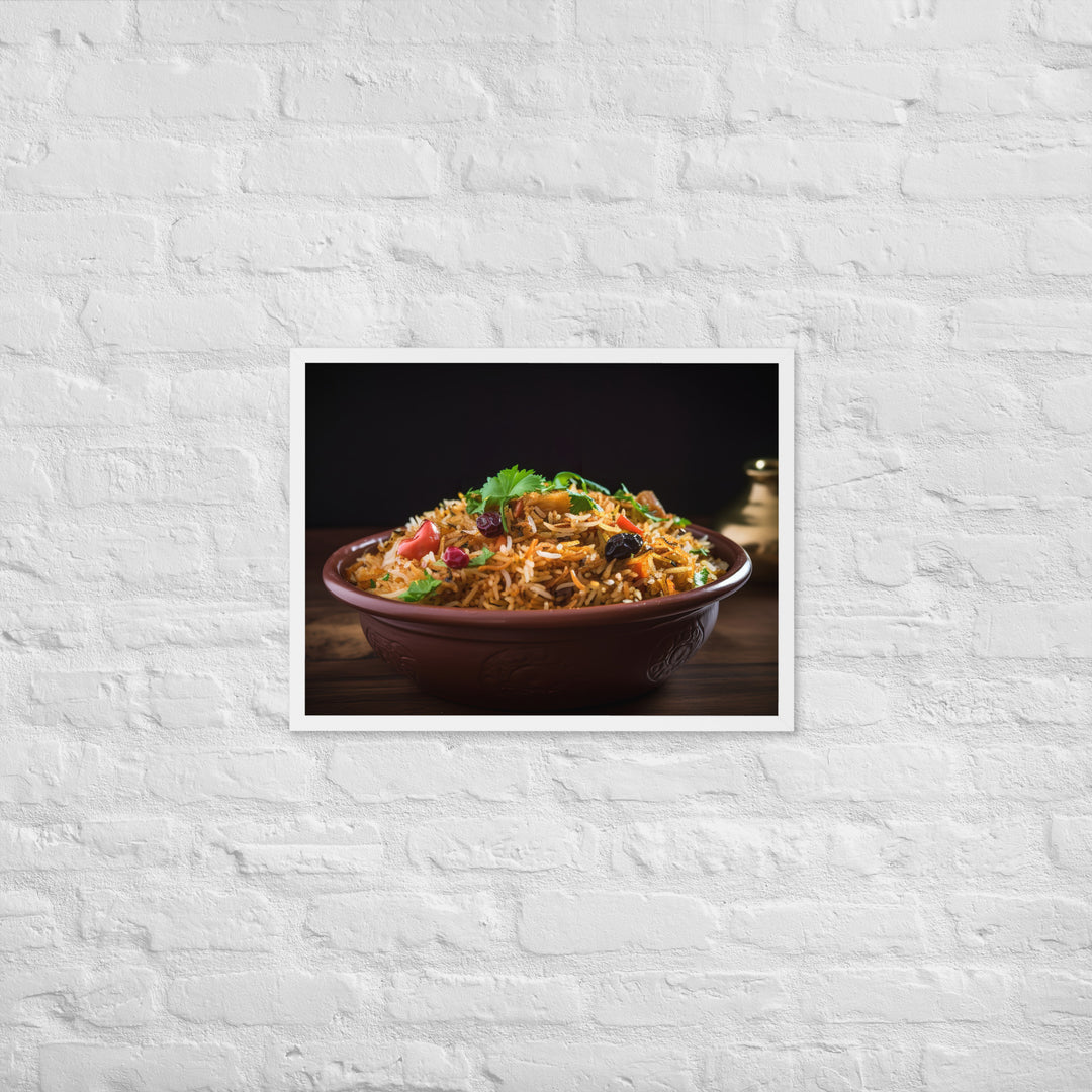 Biryani Framed poster 🤤 from Yumify.AI