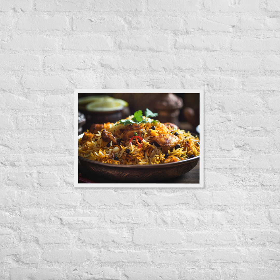 Biryani Framed poster 🤤 from Yumify.AI