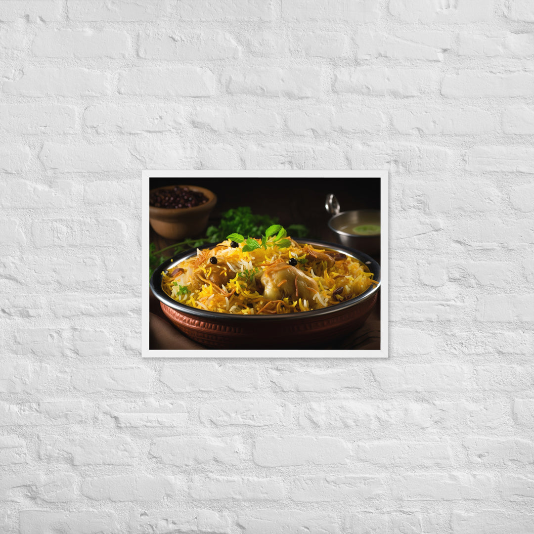 Biryani Framed poster 🤤 from Yumify.AI