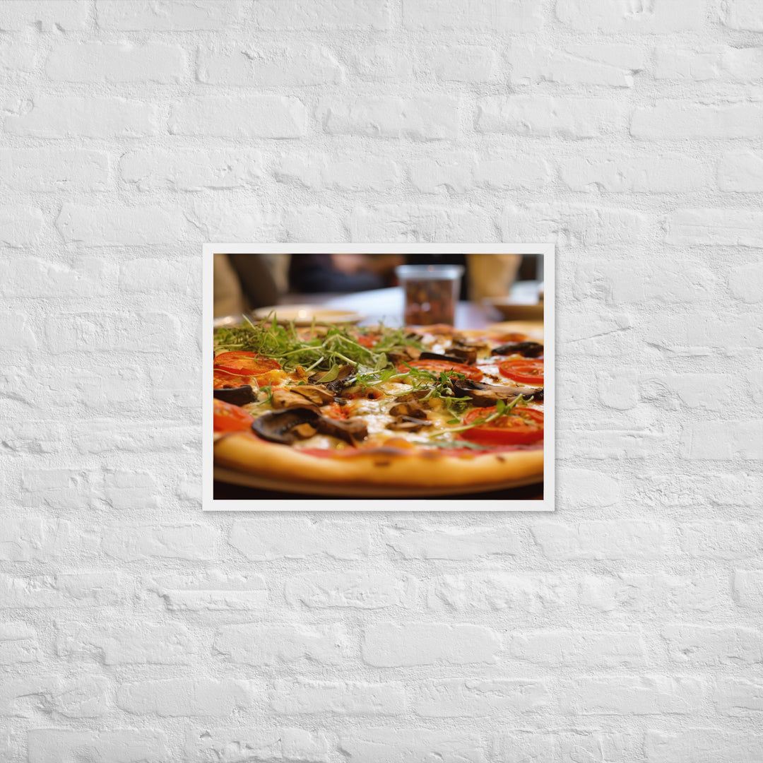 Pizza Framed poster 🤤 from Yumify.AI