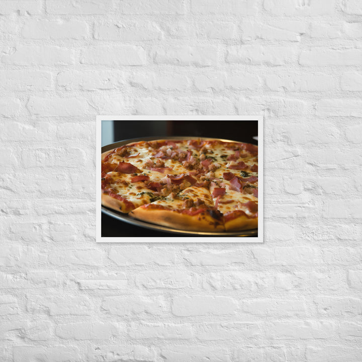 Pizza Framed poster 🤤 from Yumify.AI