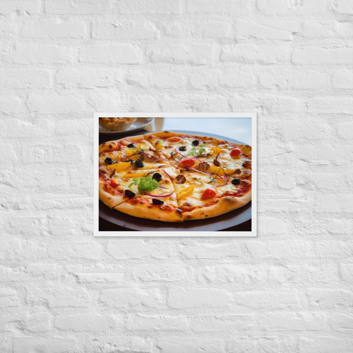 Pizza Framed poster 🤤 from Yumify.AI