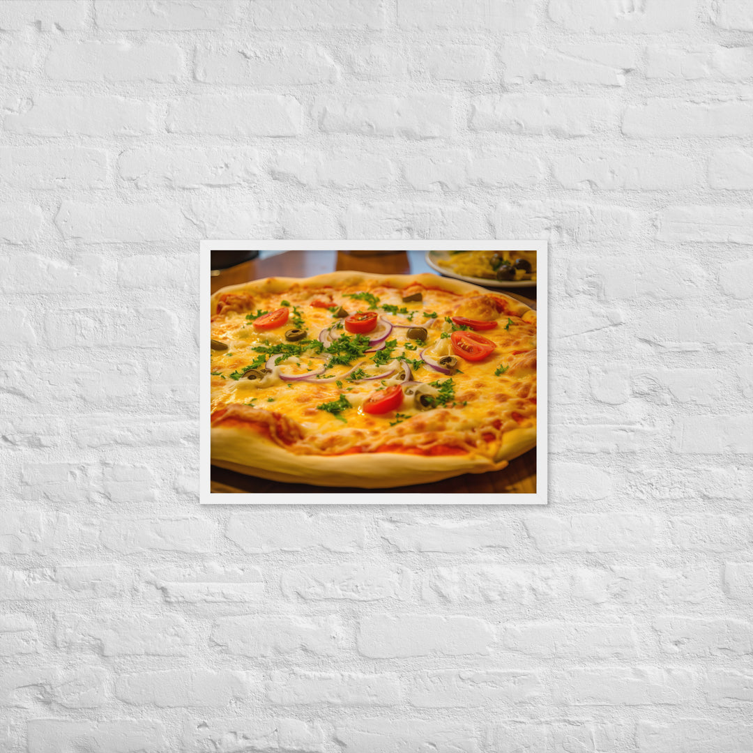 Pizza Framed poster 🤤 from Yumify.AI