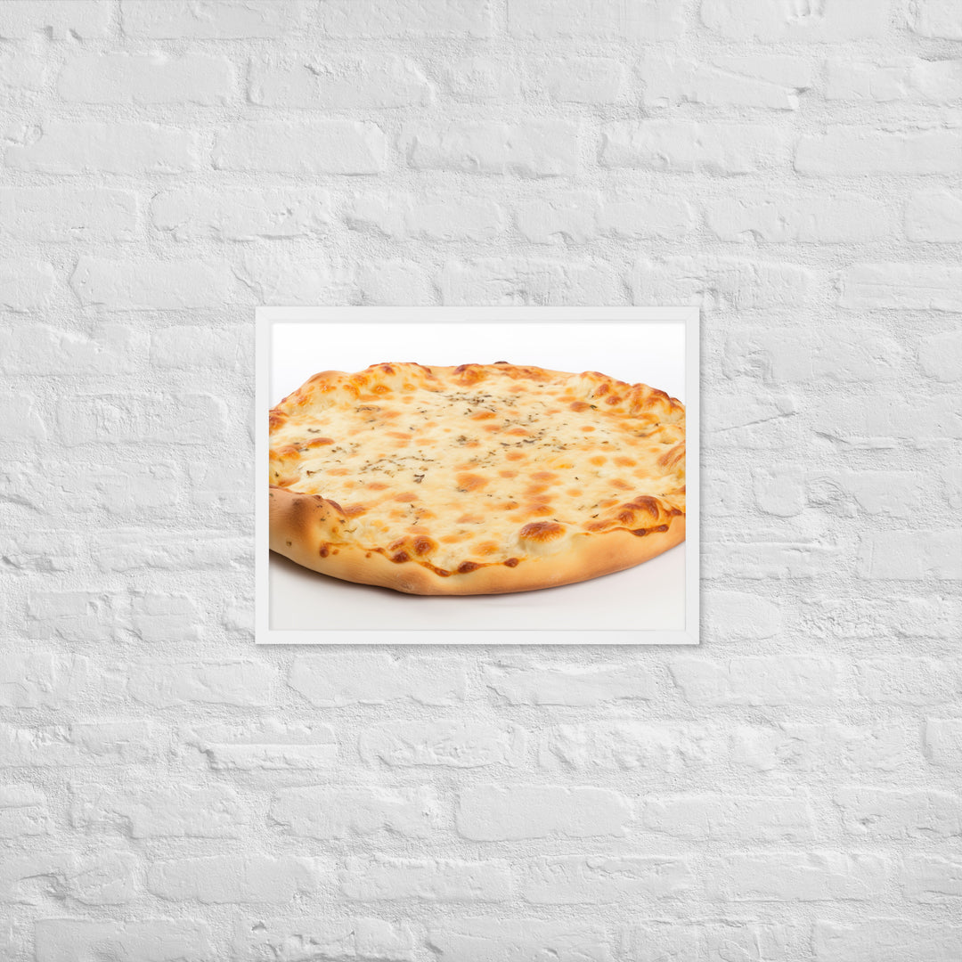 Cheese Pizza Framed poster 🤤 from Yumify.AI