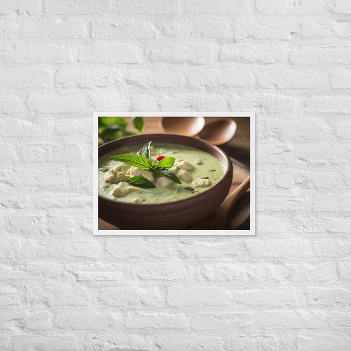 Thai Green Curry Framed poster 🤤 from Yumify.AI