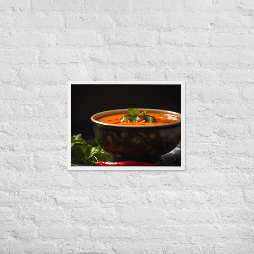 Red Curry Framed poster 🤤 from Yumify.AI