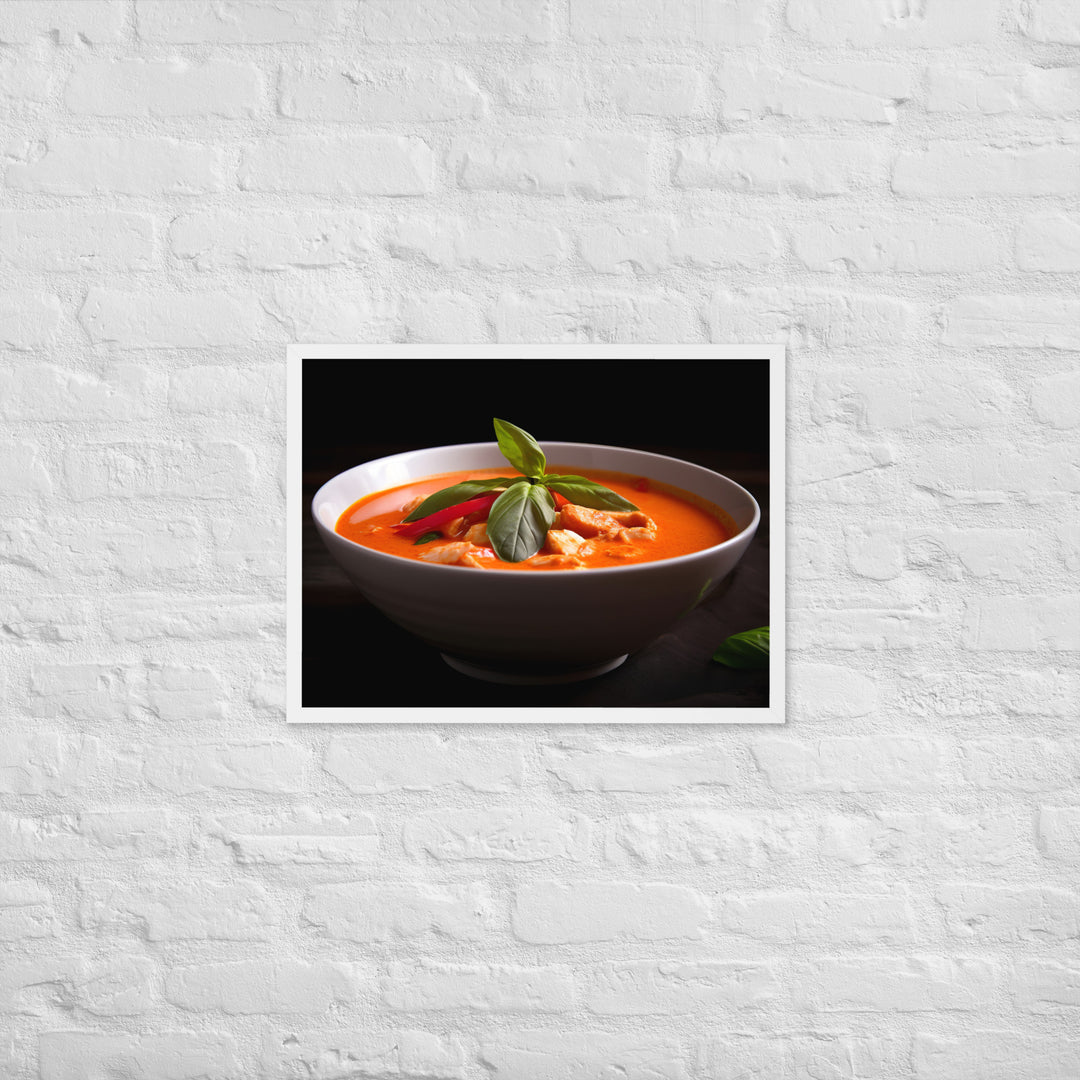 Red Curry Framed poster 🤤 from Yumify.AI