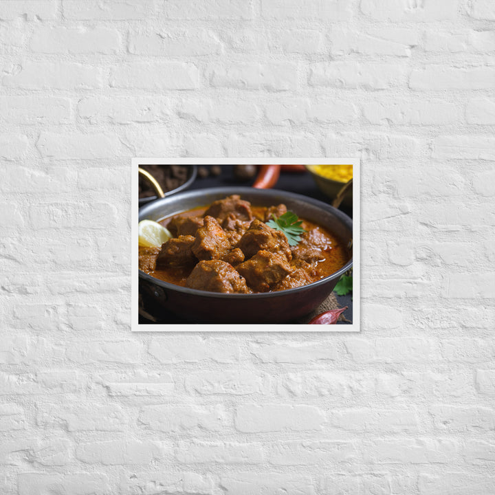 Lamb Curry Framed poster 🤤 from Yumify.AI