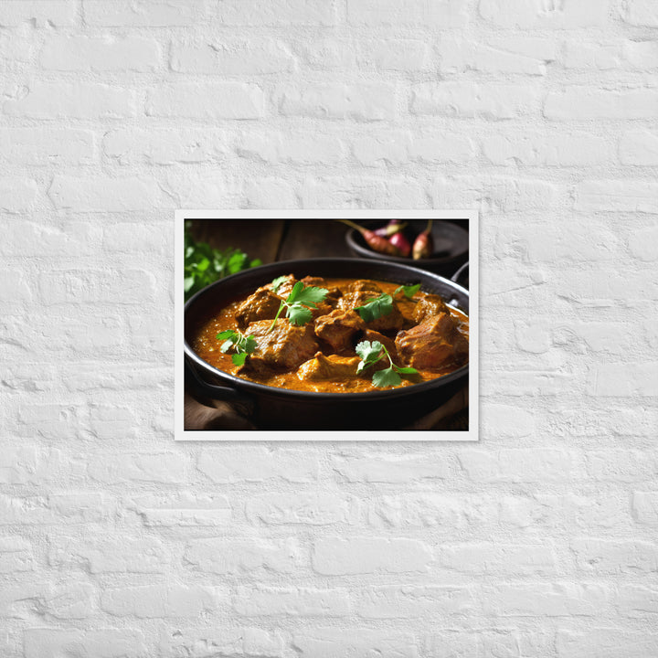 Lamb Curry Framed poster 🤤 from Yumify.AI