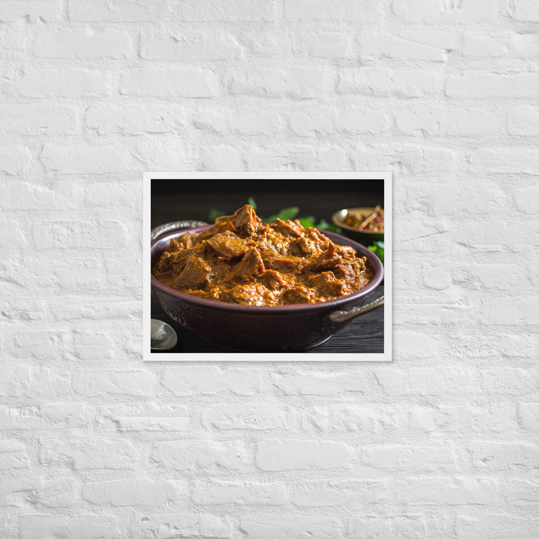 Lamb Curry Framed poster 🤤 from Yumify.AI