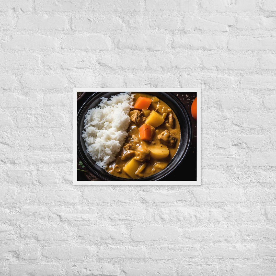 Japanese Curry Framed poster 🤤 from Yumify.AI