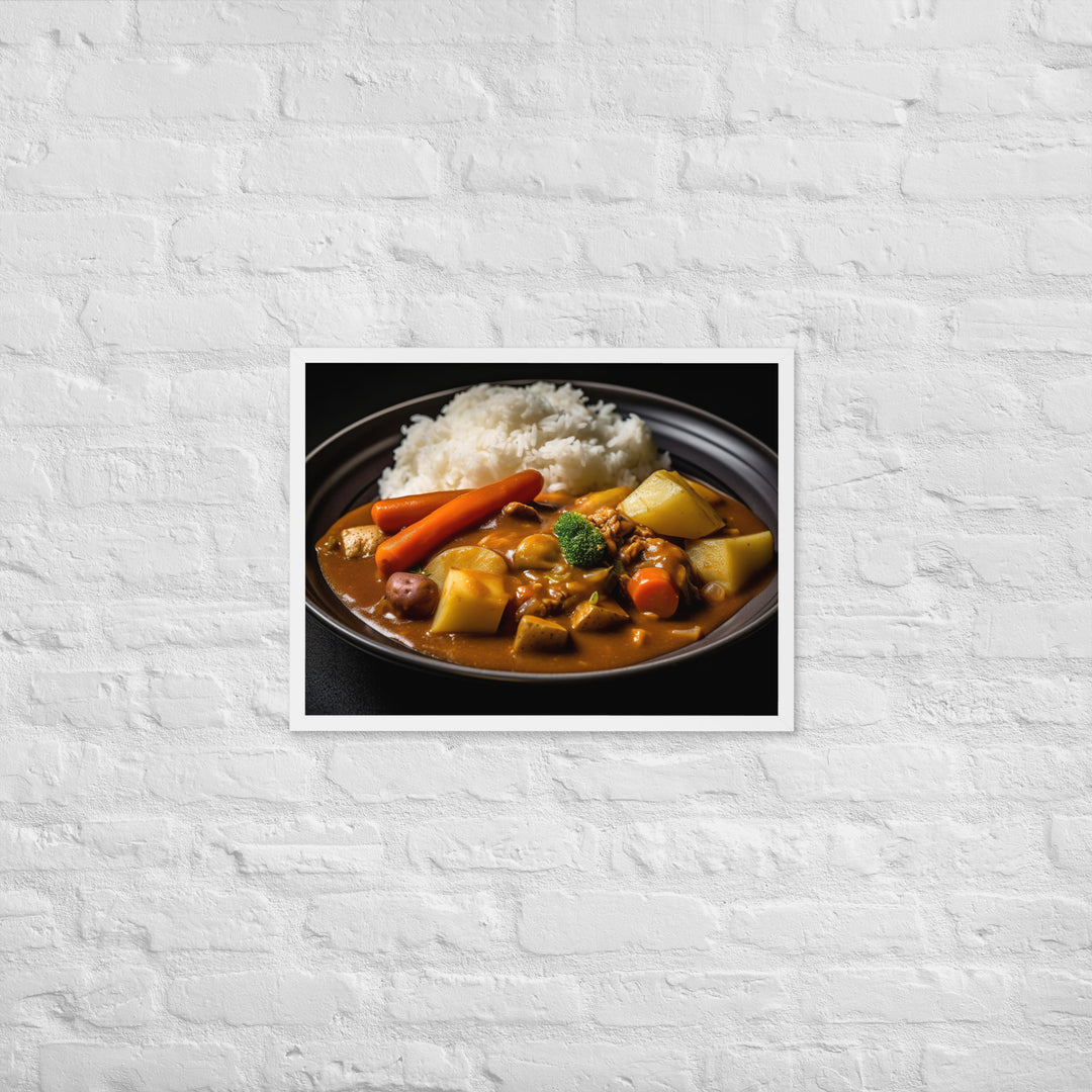 Japanese Curry Framed poster 🤤 from Yumify.AI