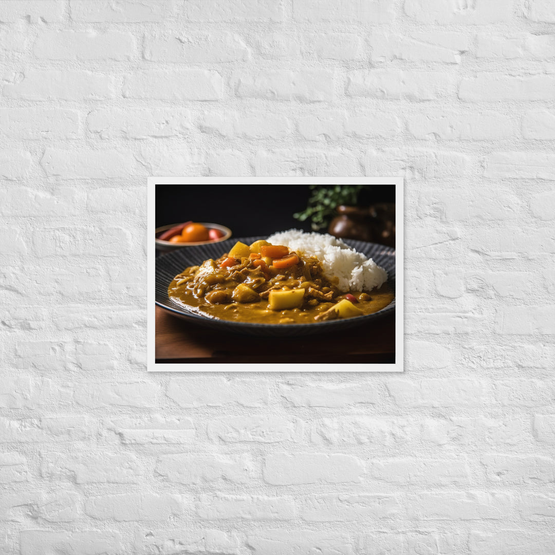 Japanese Curry Framed poster 🤤 from Yumify.AI