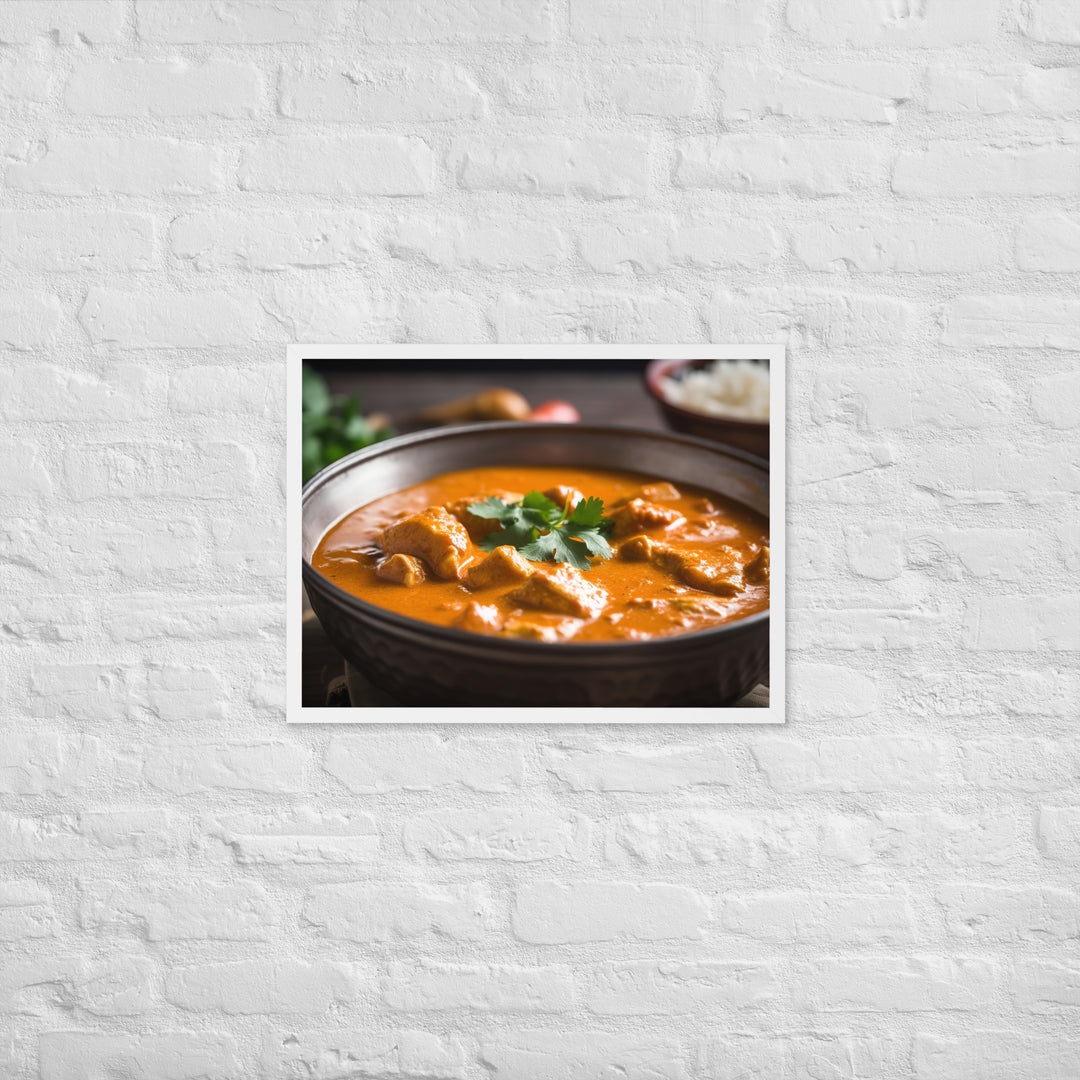 Butter Chicken Curry Framed poster 🤤 from Yumify.AI