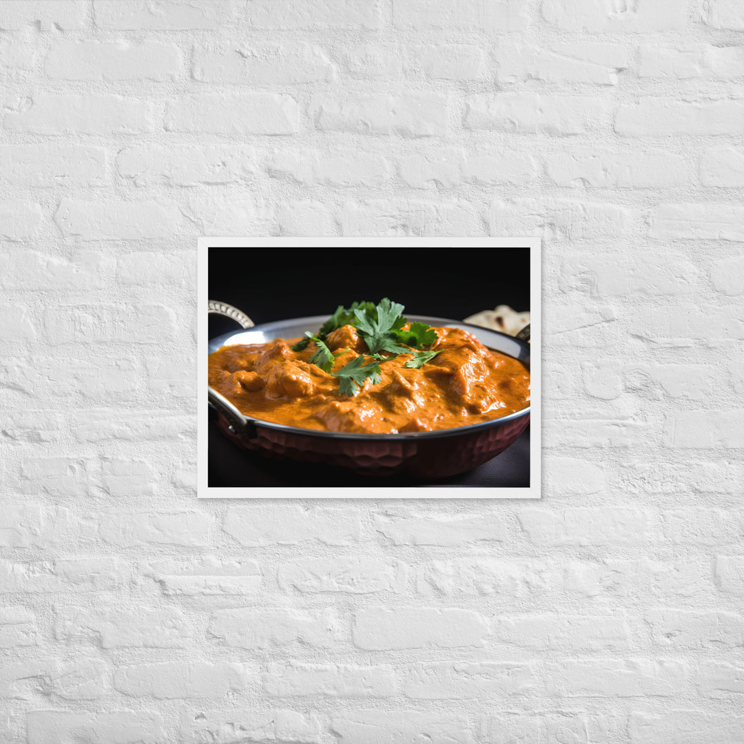 Butter Chicken Curry Framed poster 🤤 from Yumify.AI