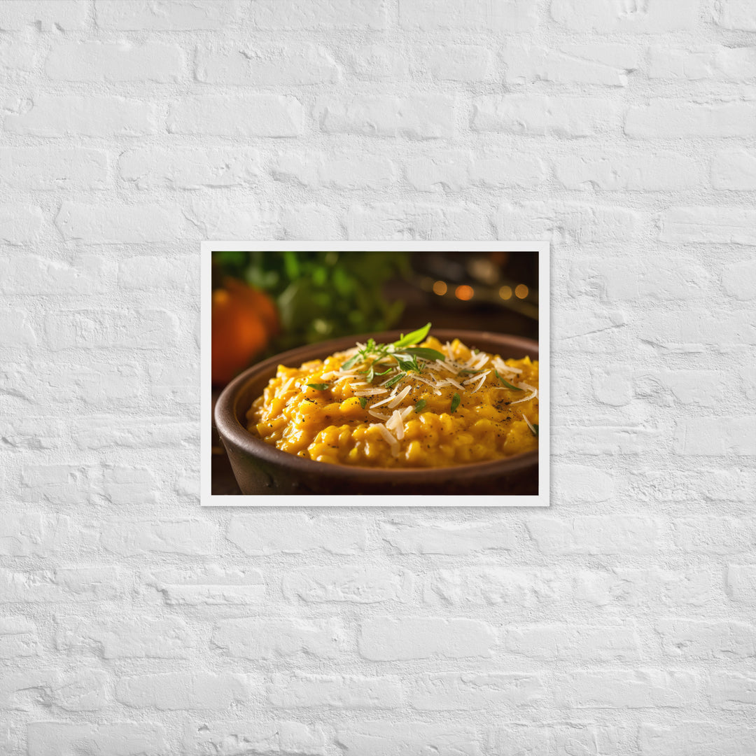 Butternut Squash Risotto Framed poster 🤤 from Yumify.AI