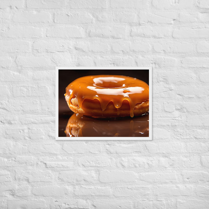 Glazed Donut Framed poster 🤤 from Yumify.AI