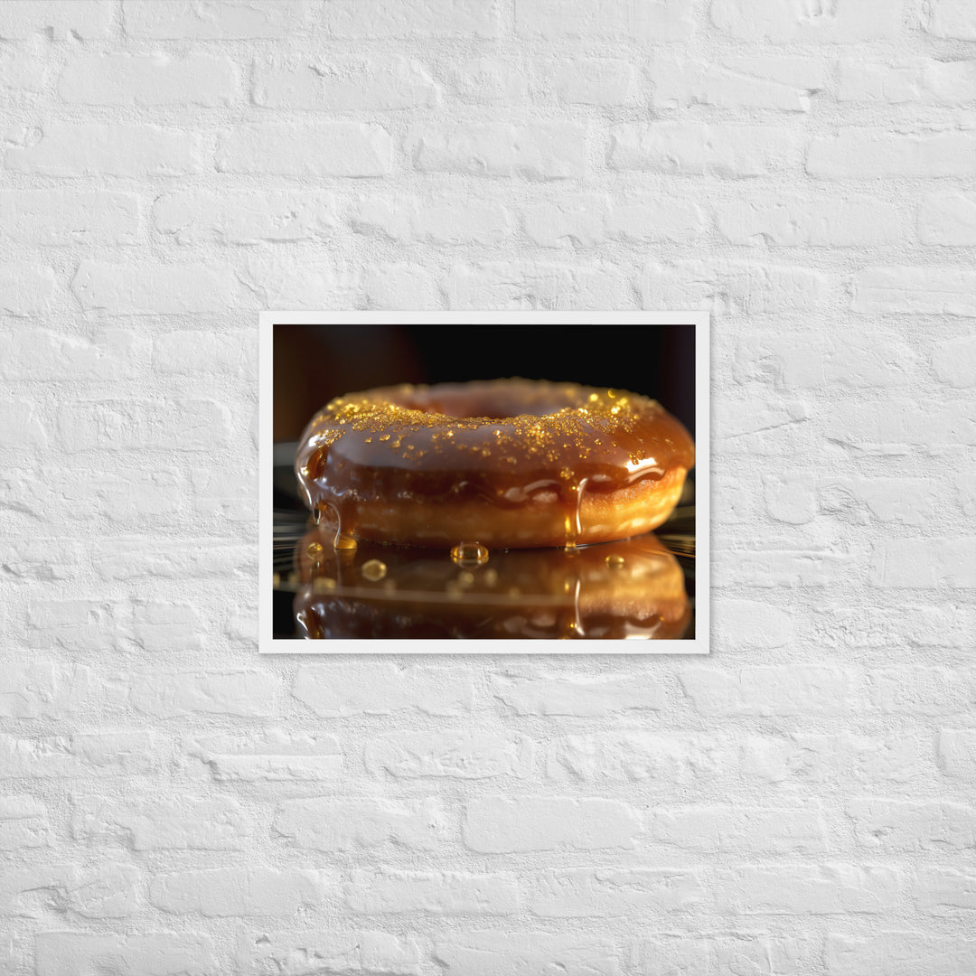 Glazed Donut Framed poster 🤤 from Yumify.AI