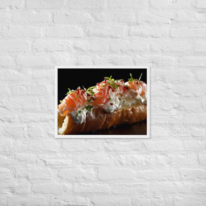 Truffle Lobster Roll Framed poster 🤤 from Yumify.AI