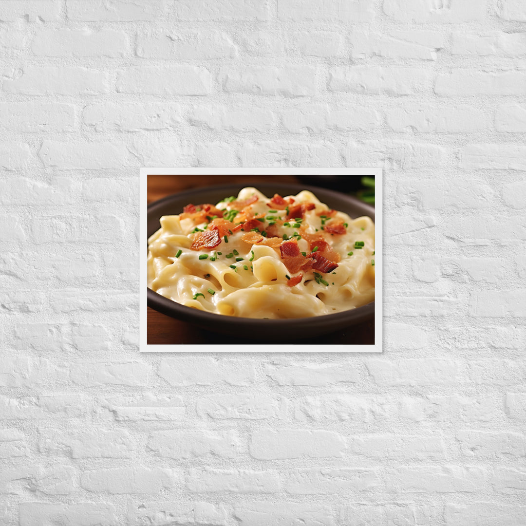 Cheese Pasta Framed poster 🤤 from Yumify.AI