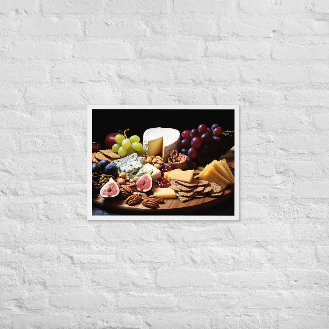 Cheese Platter Framed poster 🤤 from Yumify.AI
