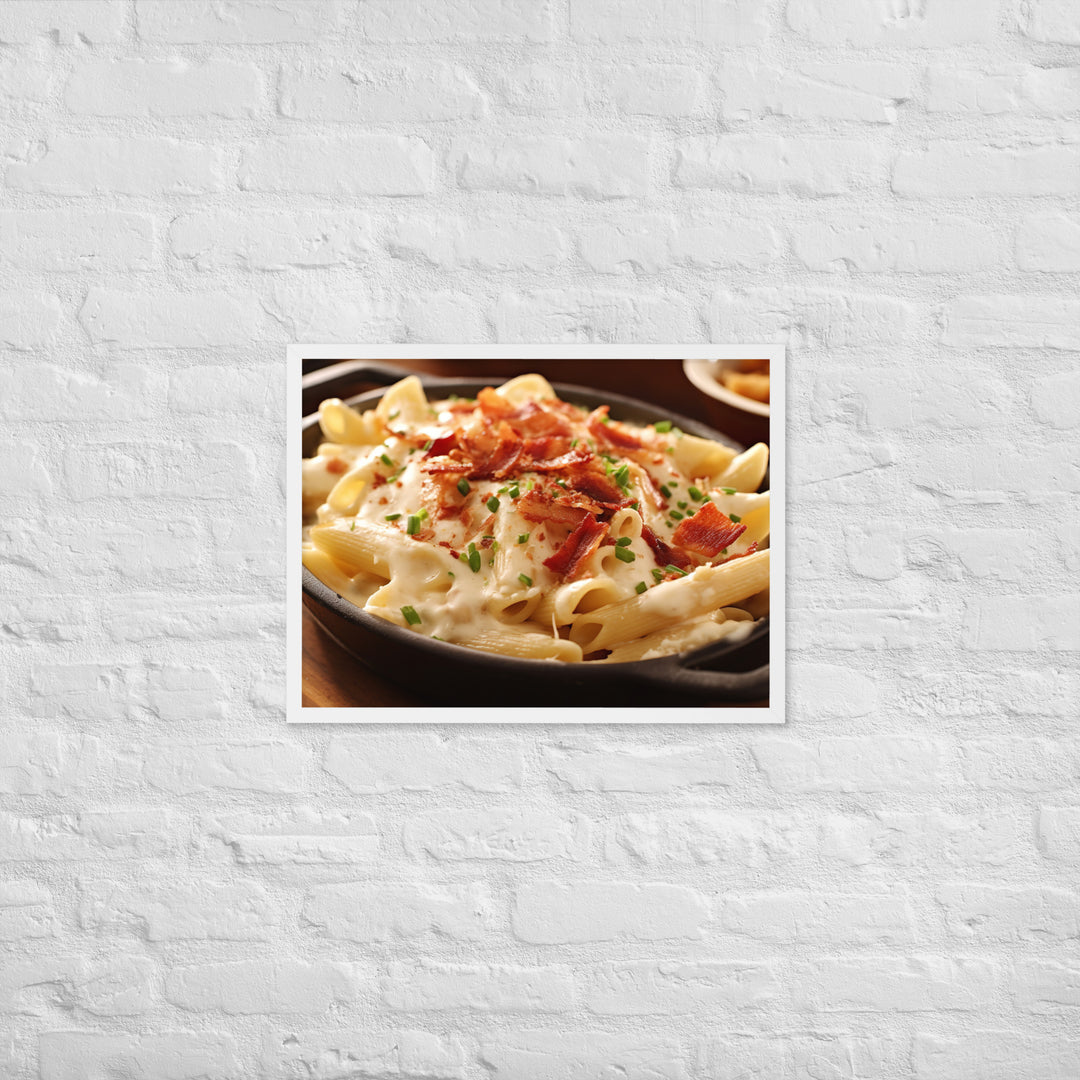 Cheese Pasta Framed poster 🤤 from Yumify.AI