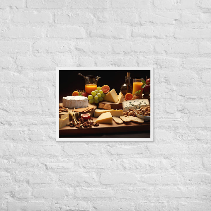 Cheese Board Framed poster 🤤 from Yumify.AI