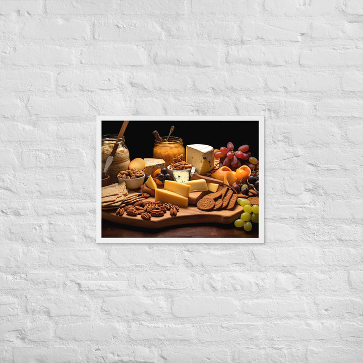 Cheese Board Framed poster 🤤 from Yumify.AI