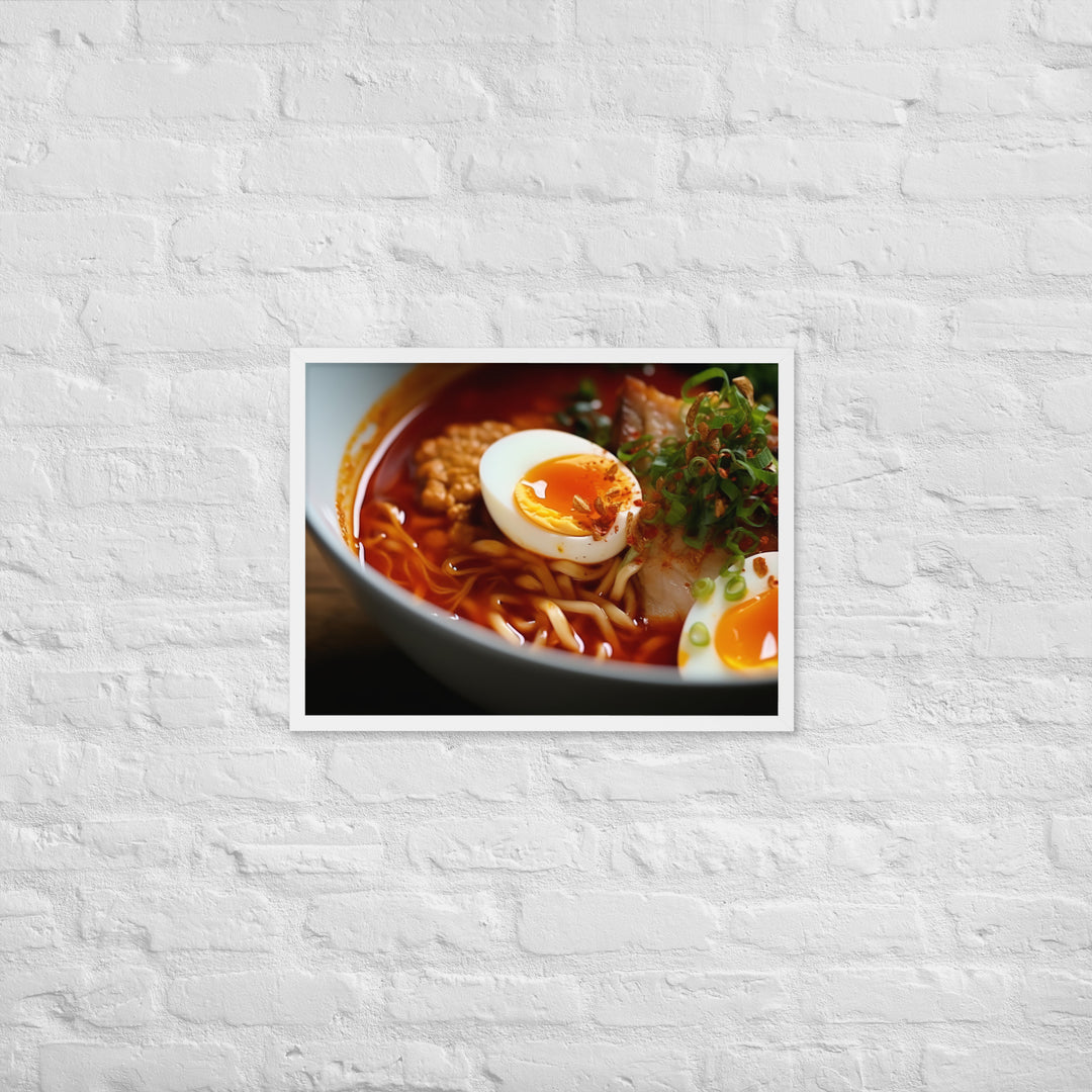 Kimchi Ramen Framed poster 🤤 from Yumify.AI