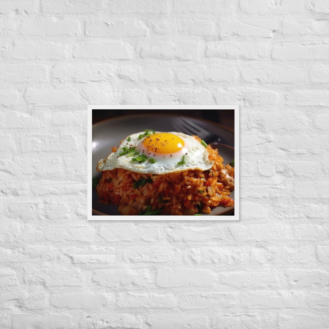 Kimchi Fried Rice Framed poster 🤤 from Yumify.AI