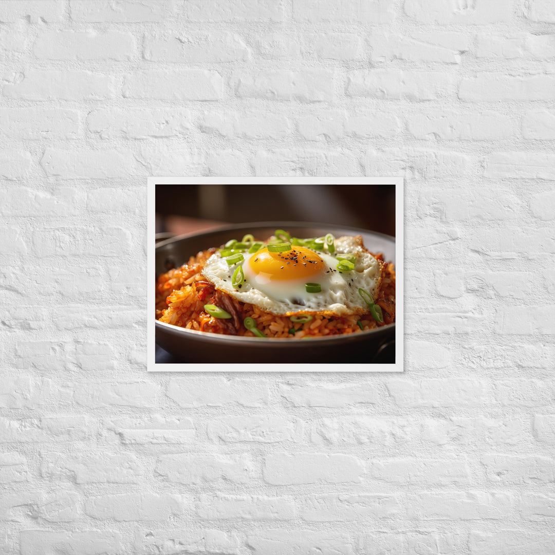 Kimchi Fried Rice Framed poster 🤤 from Yumify.AI