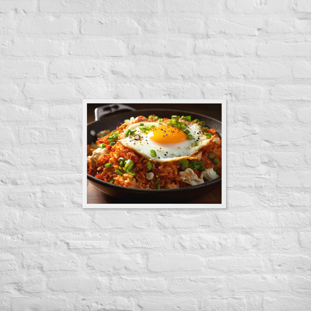 Kimchi Fried Rice Framed poster 🤤 from Yumify.AI