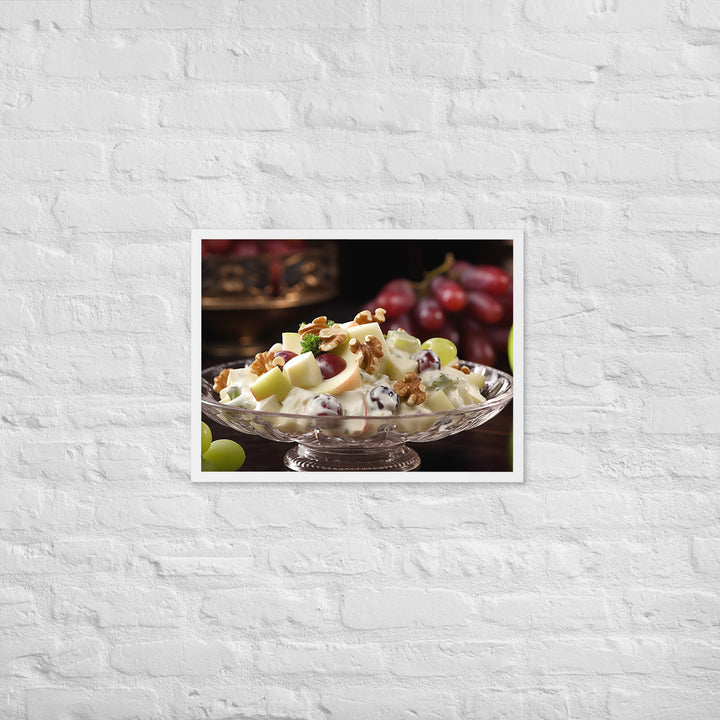 Waldorf Salad Framed poster 🤤 from Yumify.AI