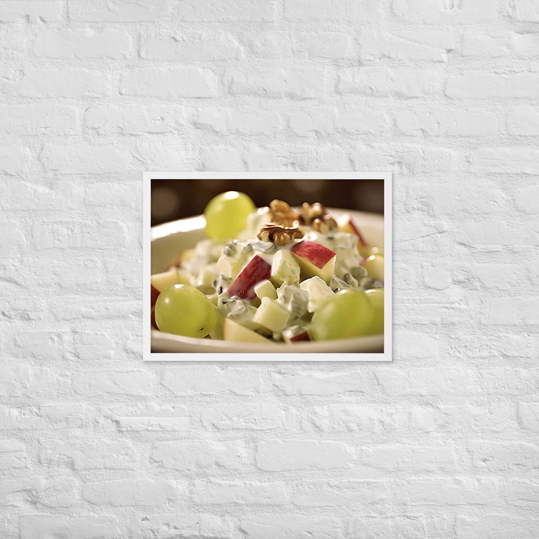 Waldorf Salad Framed poster 🤤 from Yumify.AI