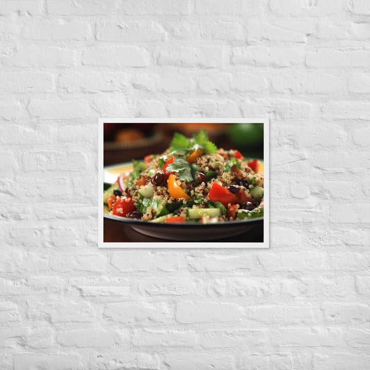 Quinoa Salad Framed poster 🤤 from Yumify.AI