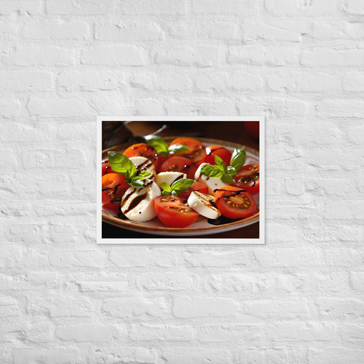 Caprese Salad Framed poster 🤤 from Yumify.AI