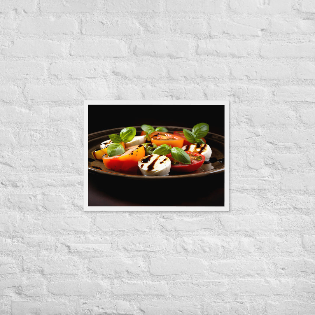 Caprese Salad Framed poster 🤤 from Yumify.AI