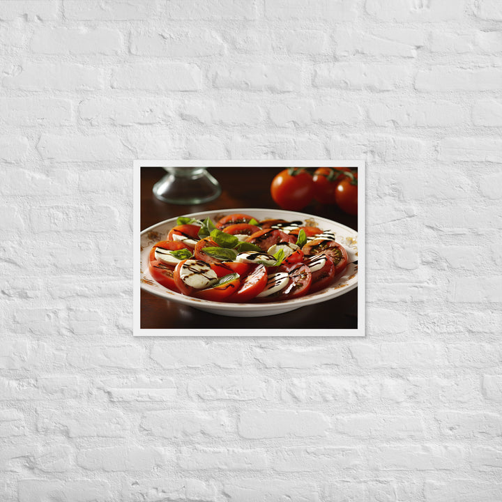 Caprese Salad Framed poster 🤤 from Yumify.AI