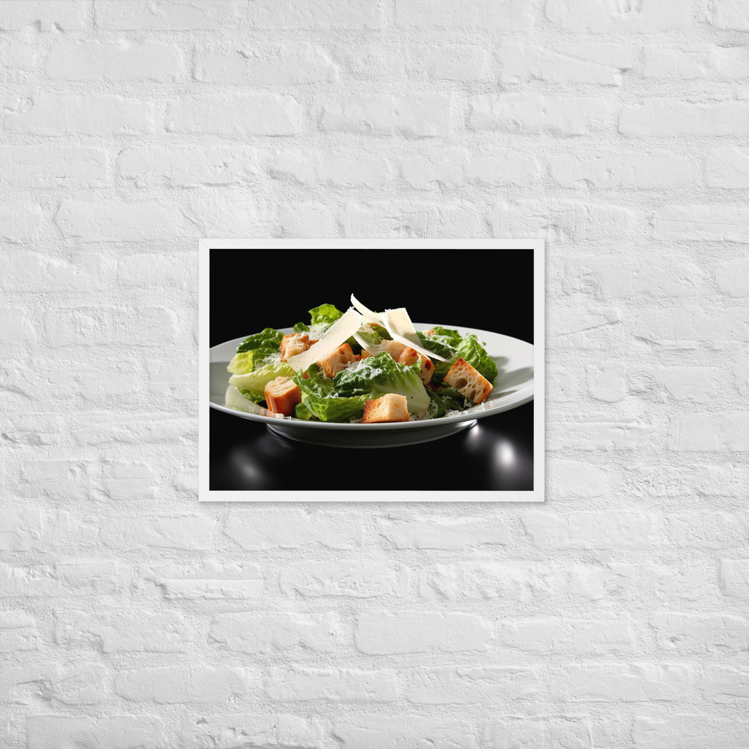 Caesar Salad Framed poster 🤤 from Yumify.AI