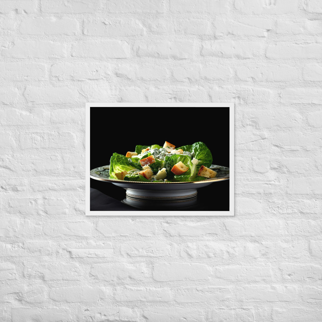 Caesar Salad Framed poster 🤤 from Yumify.AI